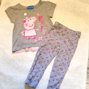 Peppa Pig two piece outfit